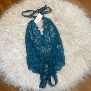 NWT Lollo Vita Lace Bodysuit Teddy Lingerie